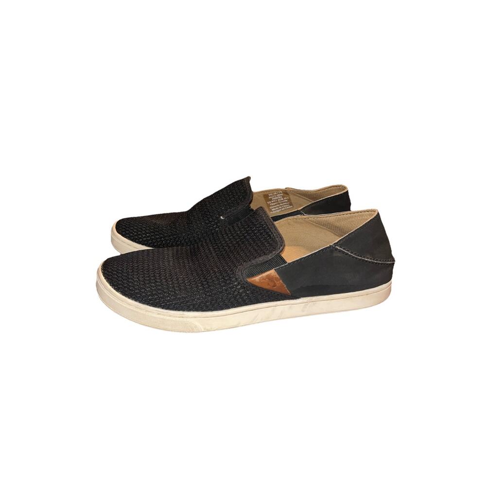 Olukai Women's Pehuea Slip-On Sneakers Blue Navy, Size 9.5